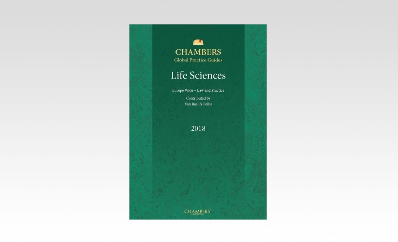 Van Bael & Bellis authors EU chapter of Chambers Life Sciences Guide 2018
