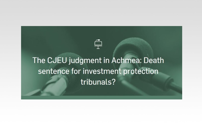 Quentin Declève participates as panelist at CEPS conference on implications of Achmea judgment