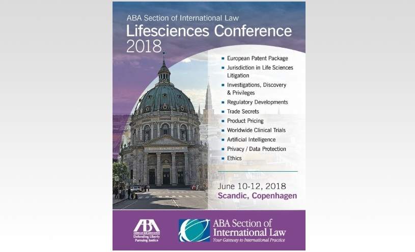 Catherine Longeval participates in the ABA Life Sciences 2018 Conference in Copenhagen
